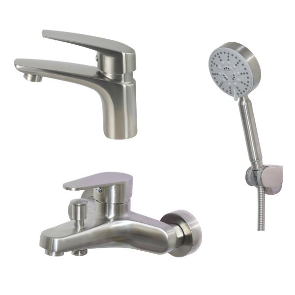 Commercial stainless stee brush finished wall-mounted hotel bathroom bathroom