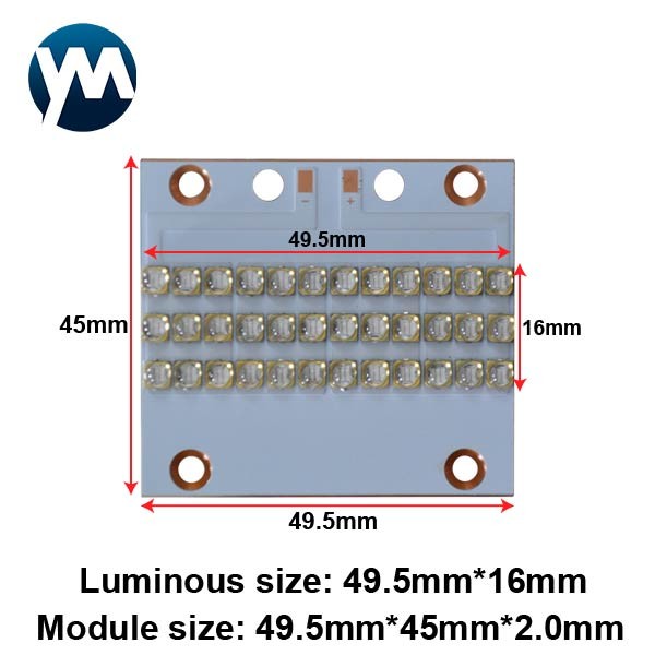 UV LED Module 100W Seamless Splicing Module UV LED Curing Lamp Offset Ink