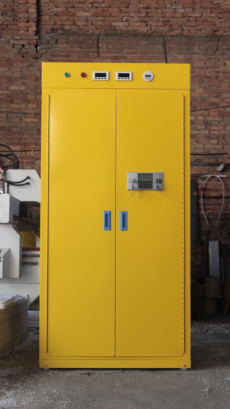 2 Door 4 Drawers Flammable Chemical Storage Cabinet For Pharmaceuticals Yellow