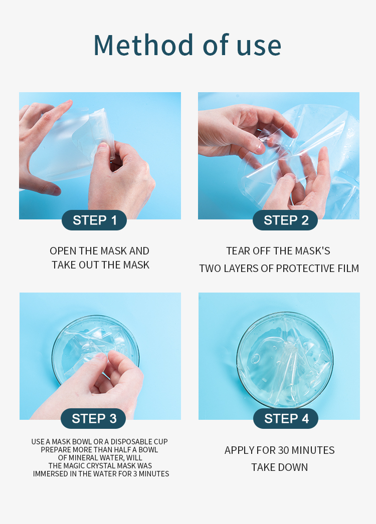 Korean Collagen Magic Crystal Firming Seaweed Lifting Facial Sheet Mask