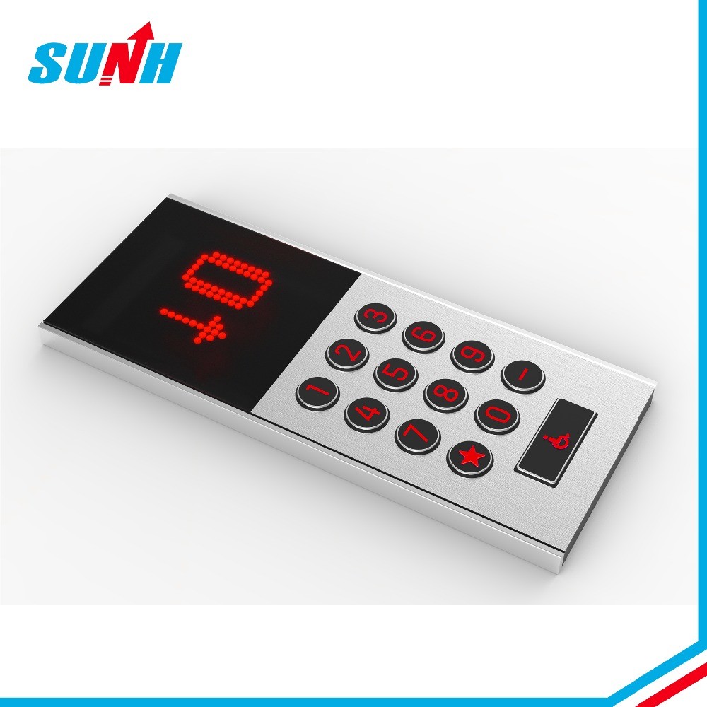 In High Qulity Multi Color Square Lift Elevator Parts Push Button