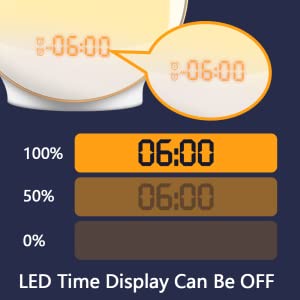 Acrylic RGB Sunrise Simulation Alarm Clock FM Radio Natural Wake Up Light