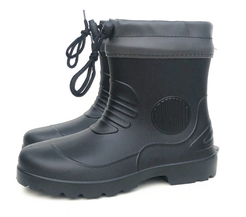 EVA Medium Short Tube Men'S Rain Boots Lightweight Rain Boots