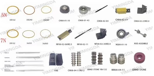 Auto Cutter Parts NF08-02-15-1 Slide Shaft Length: 235.5mm Linear Slide Shaft For Yin