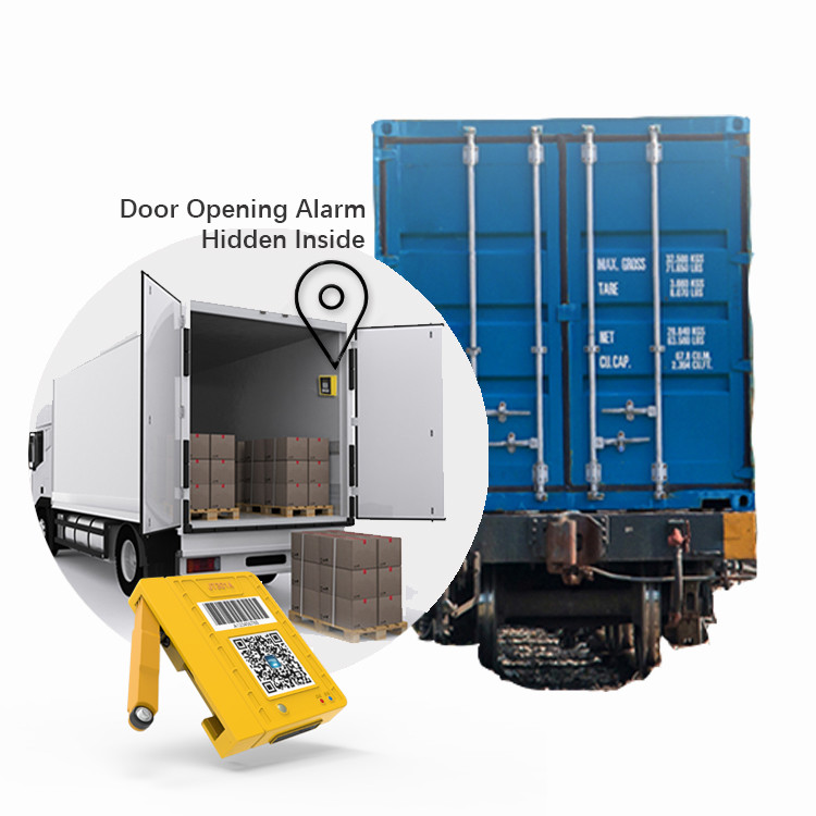 Container Door Detecting Tracker Long Battery Life 4G Anti Dismount Easy Install