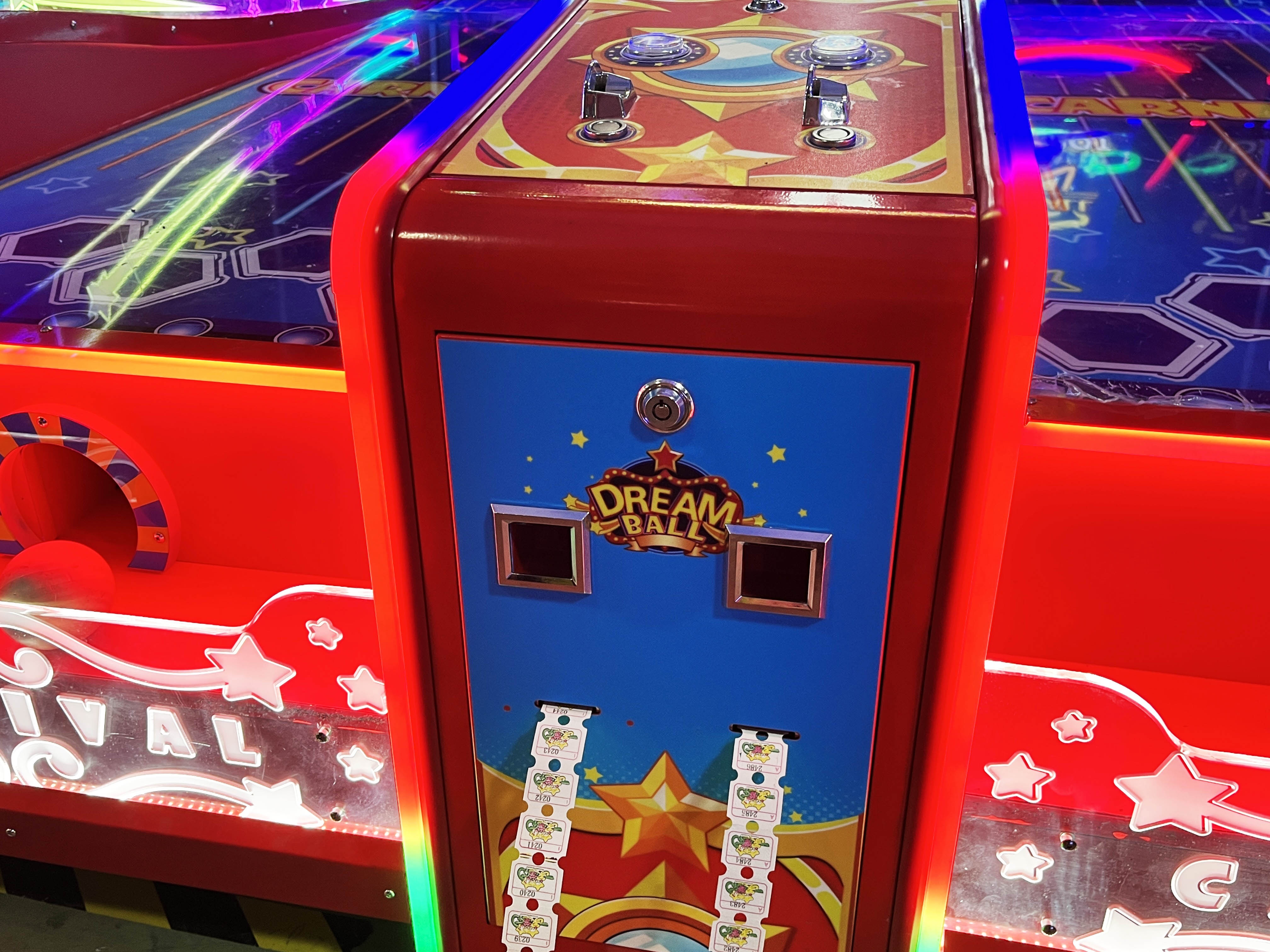 Coin operated crazy dream ball rolling redemption game machine for game center for sale