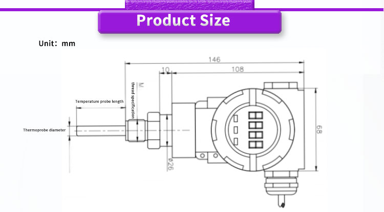 UBW500Y Digital Calibration Transmitter For Temperature Control In Industrial Settings