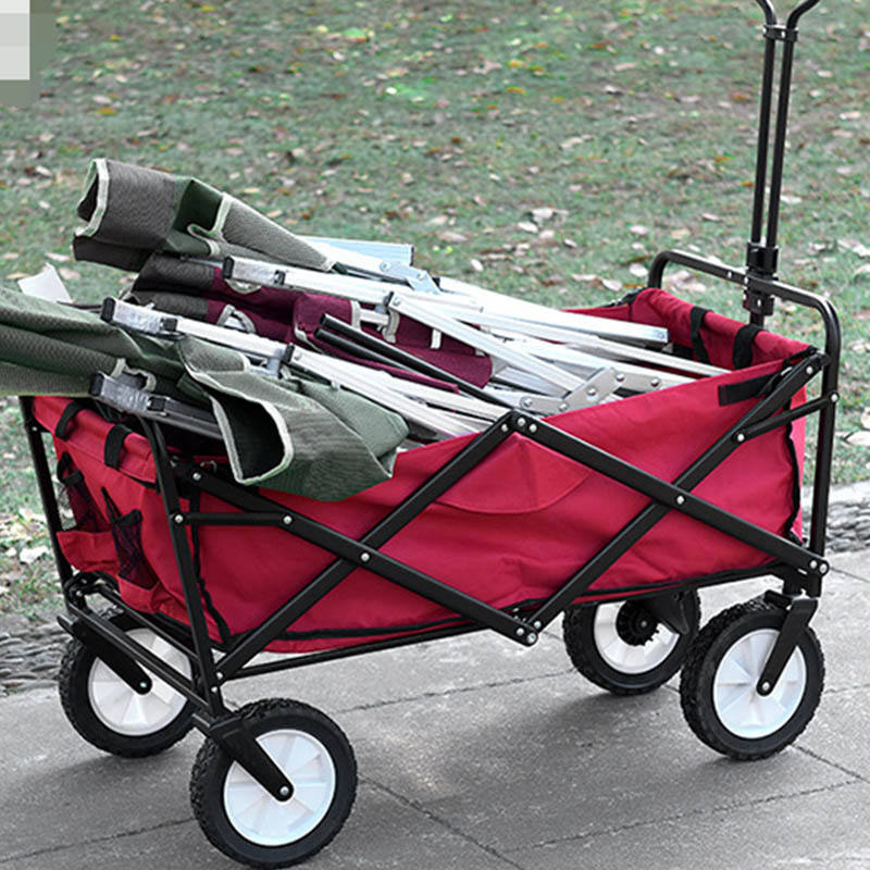 Steel Tube 25*10*0.7CM Portable Beach Trolley for Outdoor Garden Moving Utility Kids