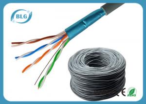 PVC Jacket Cat5e Lan Cable 1000ft Shielded 24AWG FTP Network Wire HDPE Insulation