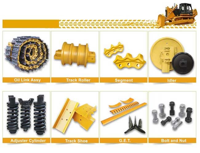 D3 D155 T90 Bulldozer Undercarriage Parts Double Flange Dozer Track Rollers