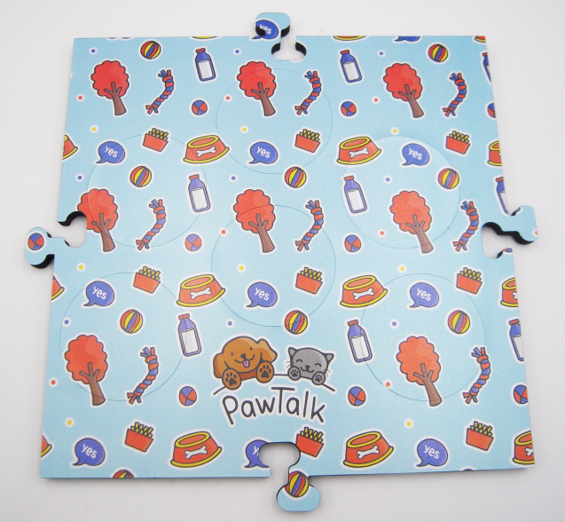 Minglu MLPD-003 dog button mat High quality Rubber base none slip Pet Pad Pet Training Pad with sound button