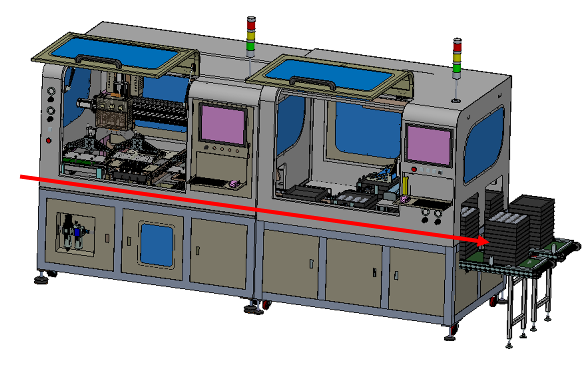 inline pcb depaneling router