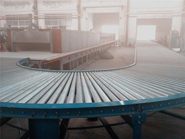 Compact Reciprocating Ring Hearth Furnace Line Streamlined Design High Efficient