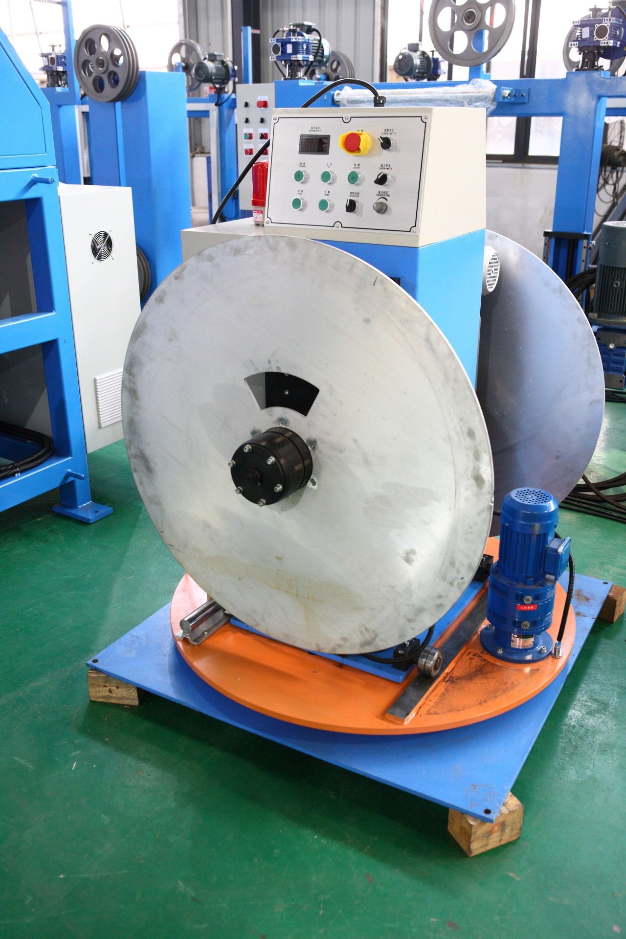 Double Heads 1000mm Aluminum Tape Pay Off Machine ROHS Approved