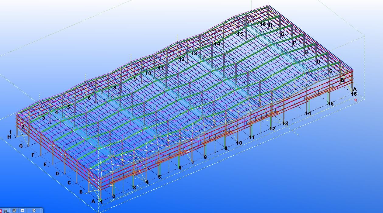 Long Span Durable Prefabricated Steel Structure Building Construction Supply