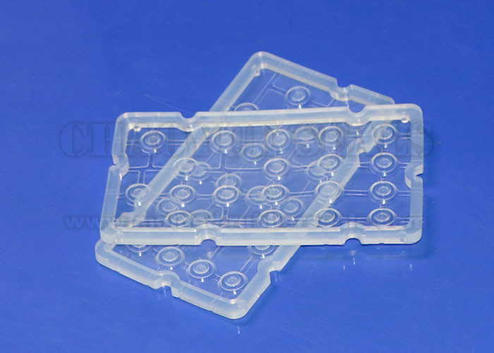 Nonstandard Size Transparent Silicone Rubber Push Button Key Pad Inserts No Carbon Contact