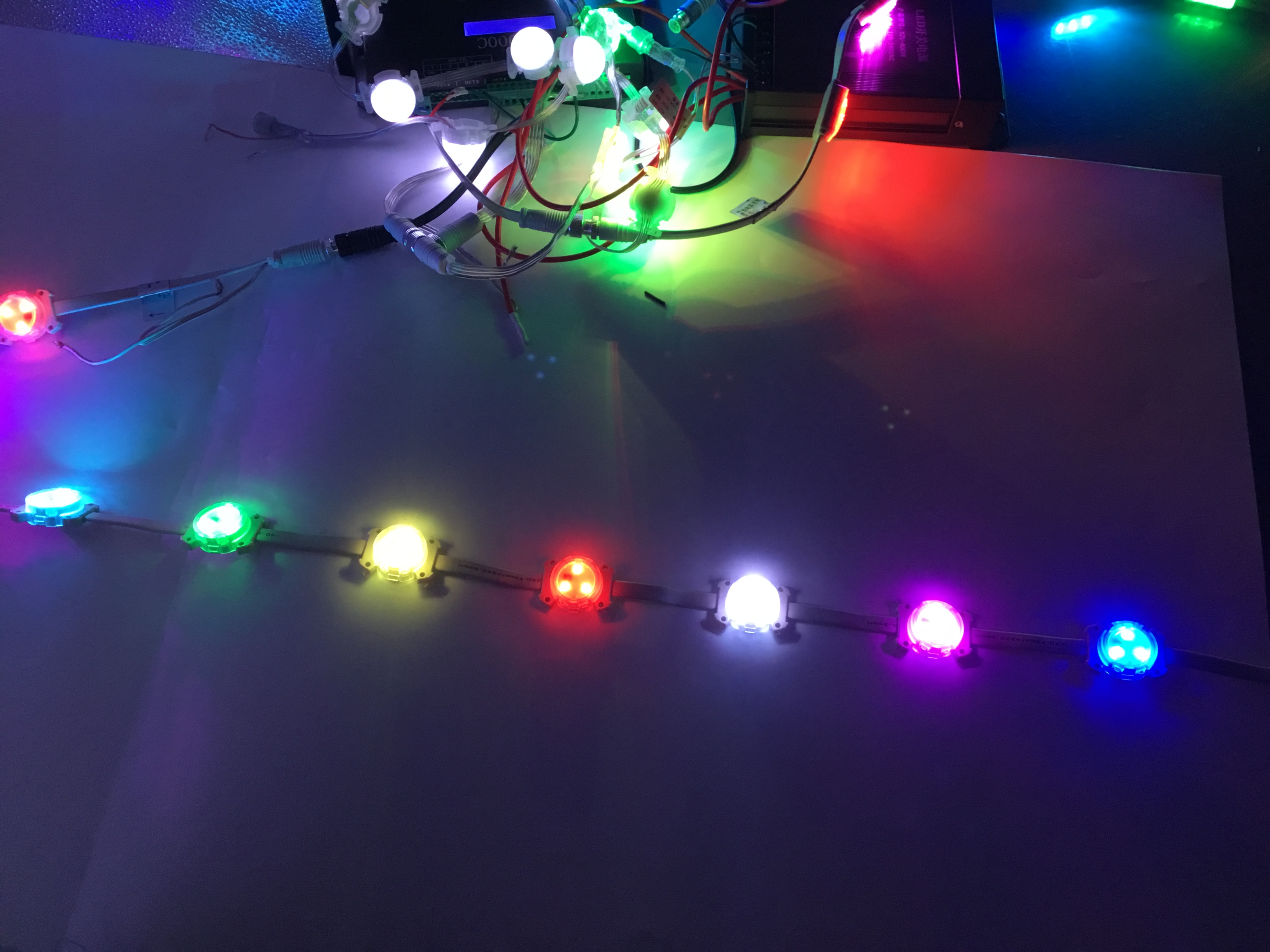 Outdoor RGBW LED Point Lights with DMX512 Controller For Christmas Decorations