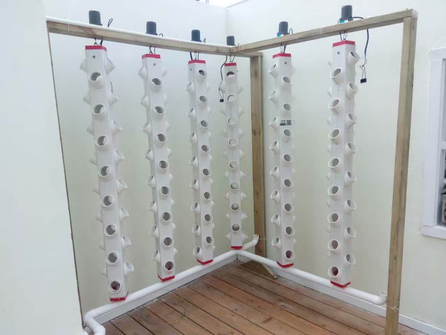 Greenhouse Aeroponic Vertical Rotary Tower Water Mist Column Cultivation