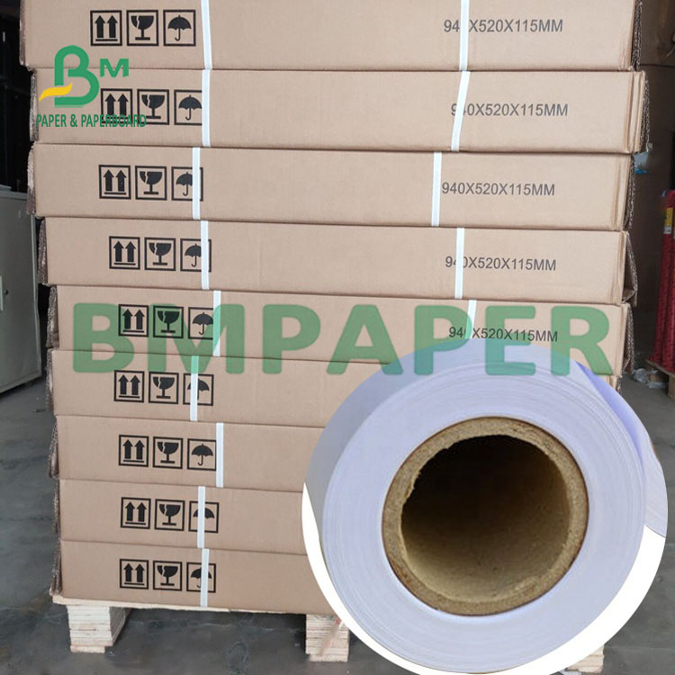Garment Industry Inkjet Printer Bond Paper Roll 24" x 500ft CAD Plotter Paper