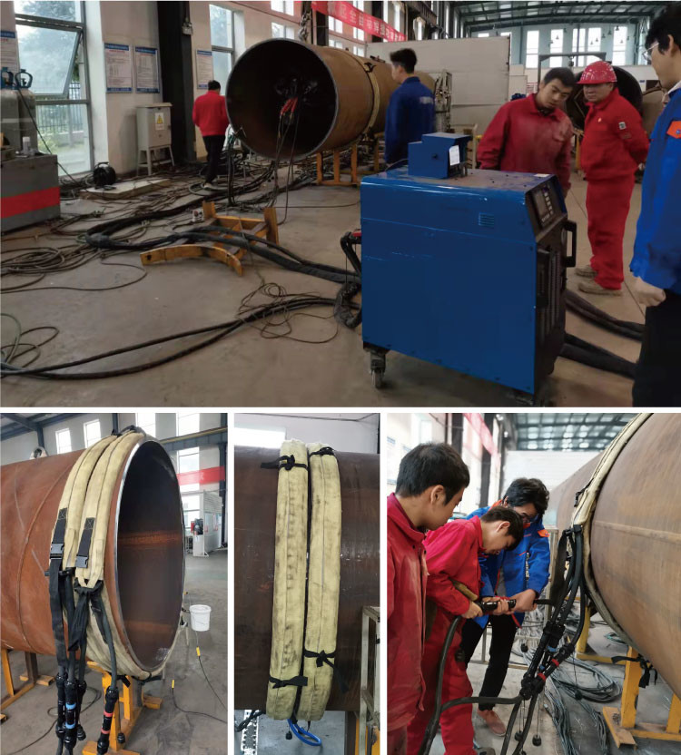 PLC IGBT Induction Heating Machine For Stainless Steel Pipe Heat Treatment