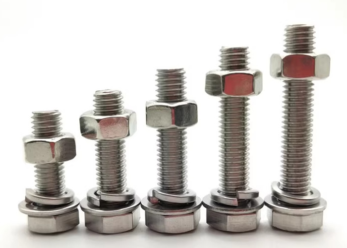 Customisation M3 M16 Titanium Alloy TA1 TA2 TC4 Hex Metal Bolts for Aerospace and Medical Machines