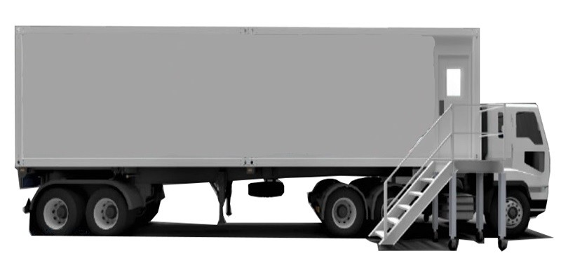 ISO Mobile PCR Cabin Laboratory 30KW Prefab Cleanroom Container