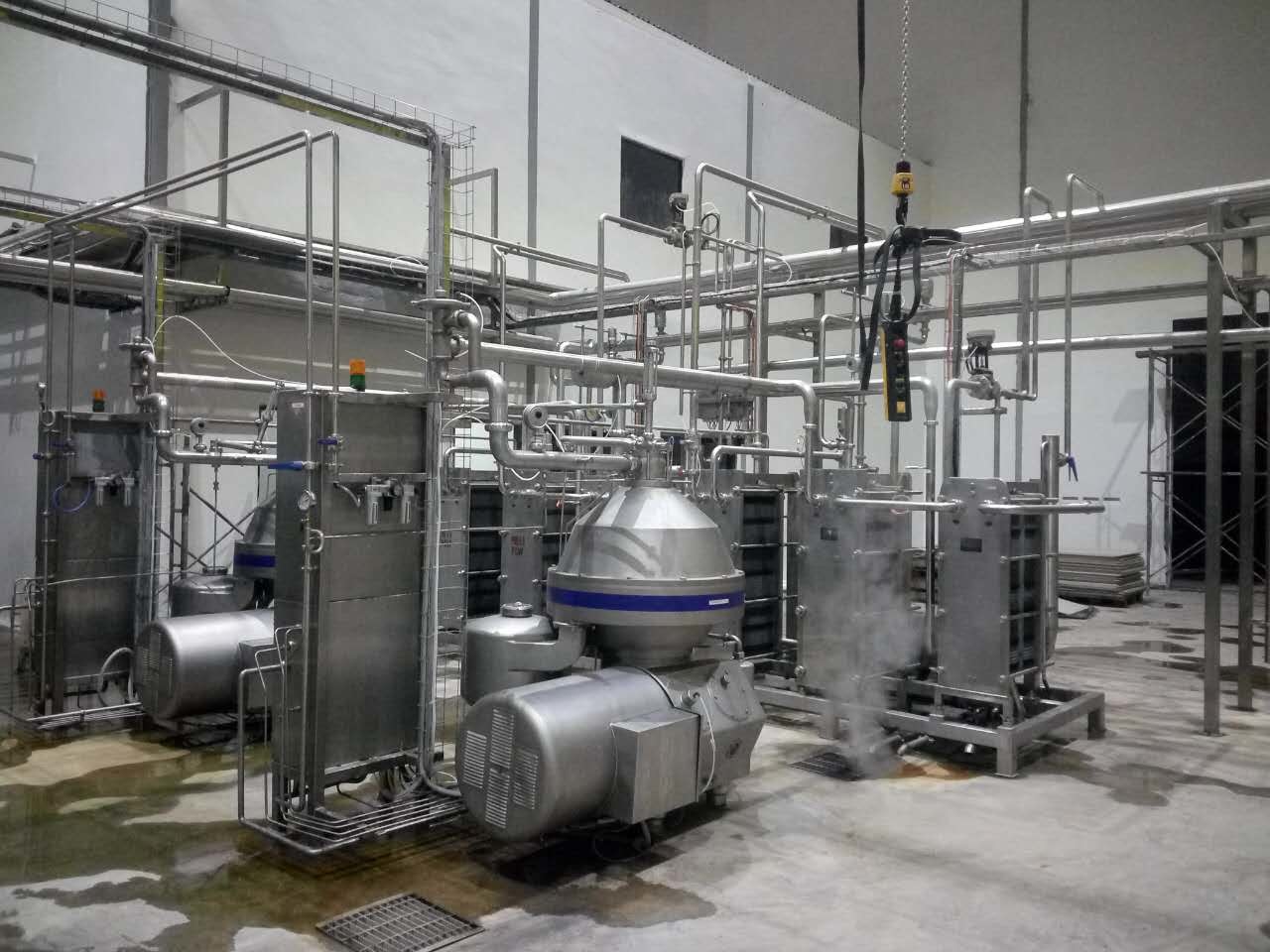 Pasteurized Milk Sterilization Machiner Electric Driven