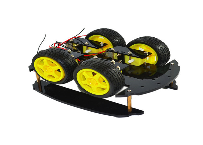 2 Layer 4WD Arduino Car Robot , Smart Car Chassis Four Wheel Drive