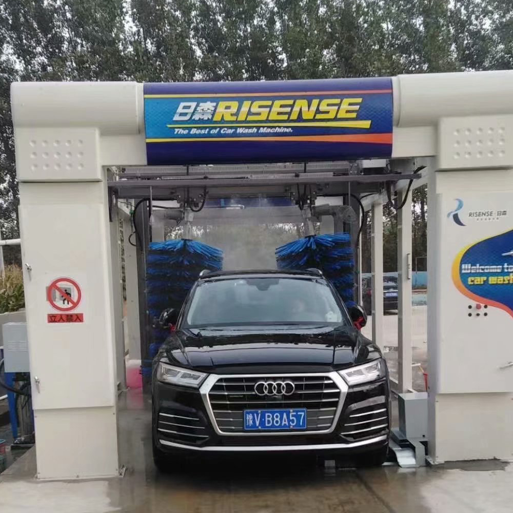 High Pressure Brush Washing Rollover Mobile Car Wash Machine Full Automatic