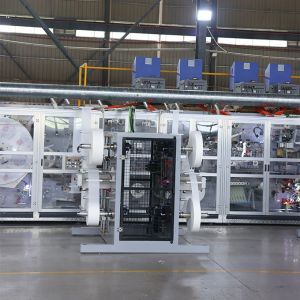 High Efficiency Full Servo Menstrual Panties Making Machine with Oversea