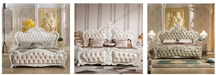 Mdf bedroom sets victorian style furniture queen bed frame 6033