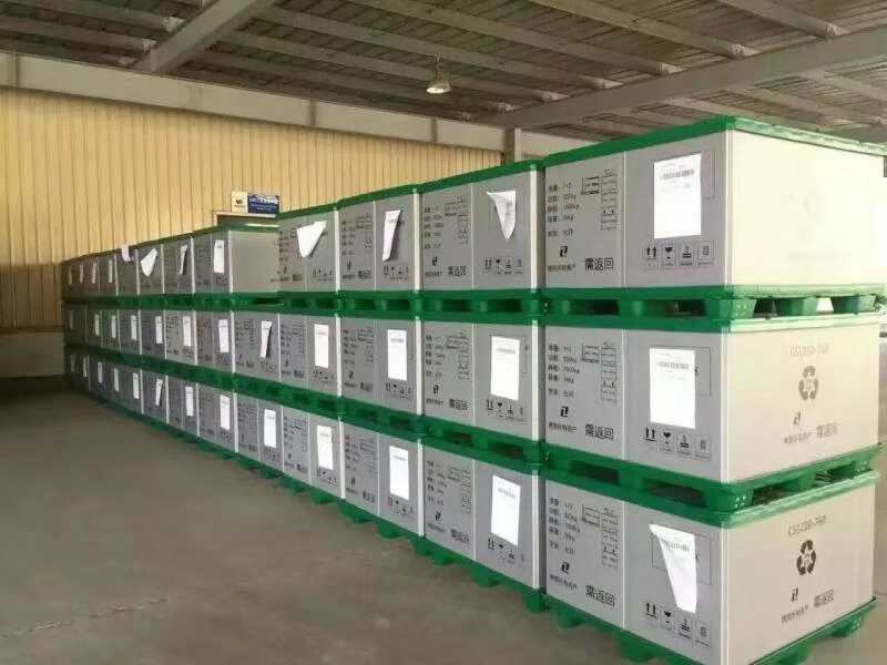 factory plastic pallet box coaming foldable storage pallet box for spare parts