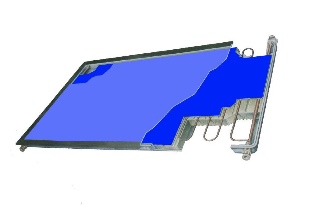 High Tensile Aluminium Tube Flat Plate Solar Collector Calandria 3003 H14