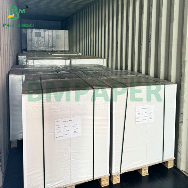Chromo 75gsm 85gsm C1S Glossy Paper For Label Stock In Roll Width