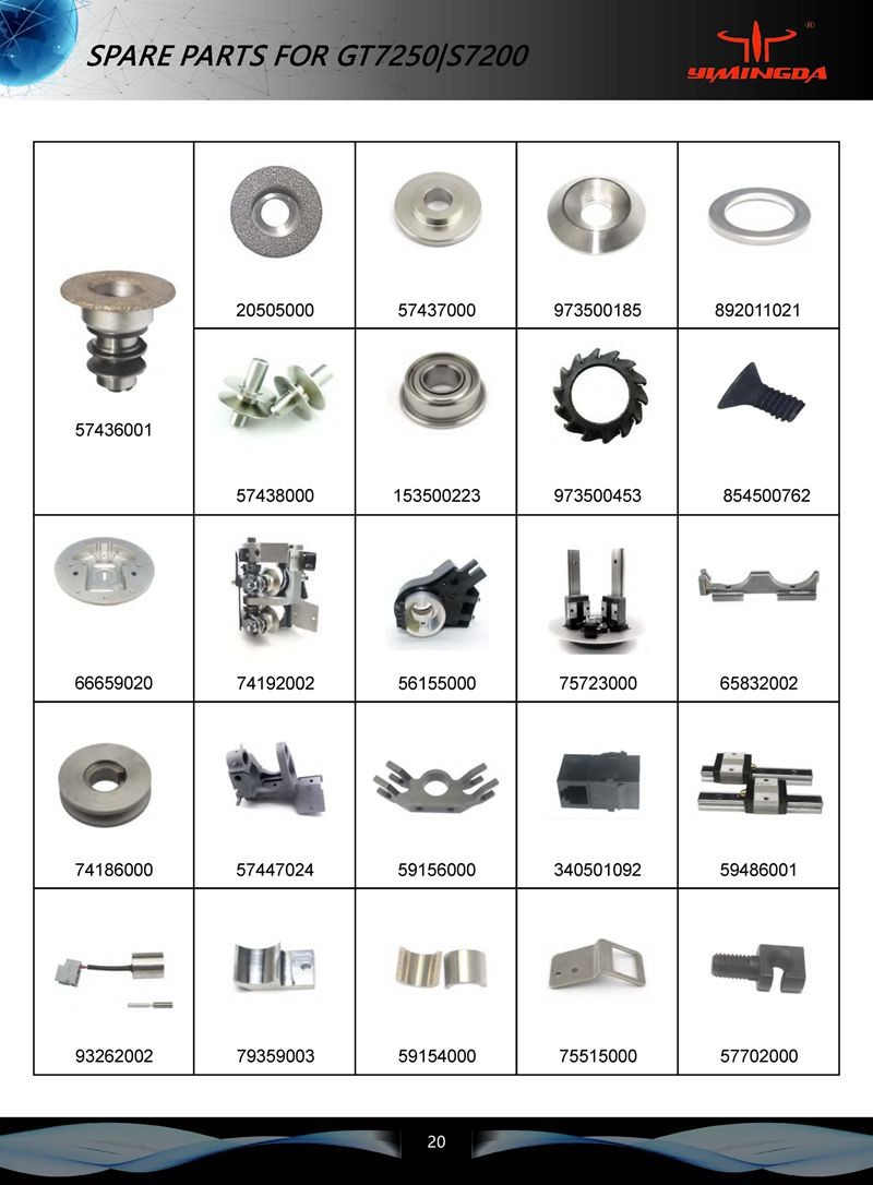 Auto Cutter Parts Number 64484020 Pulley Drill Dual Hd Motor Drive For Cutter Machine S-93-7