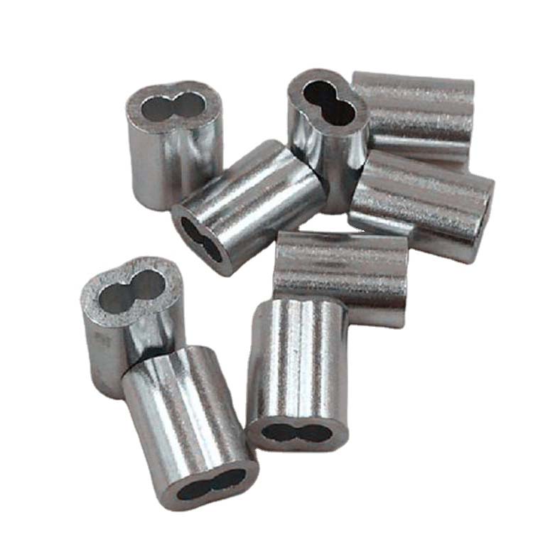 Hourglass Sleeve 8 Character Aluminum Sleeve for Self-Color Surface Cable Ferrule