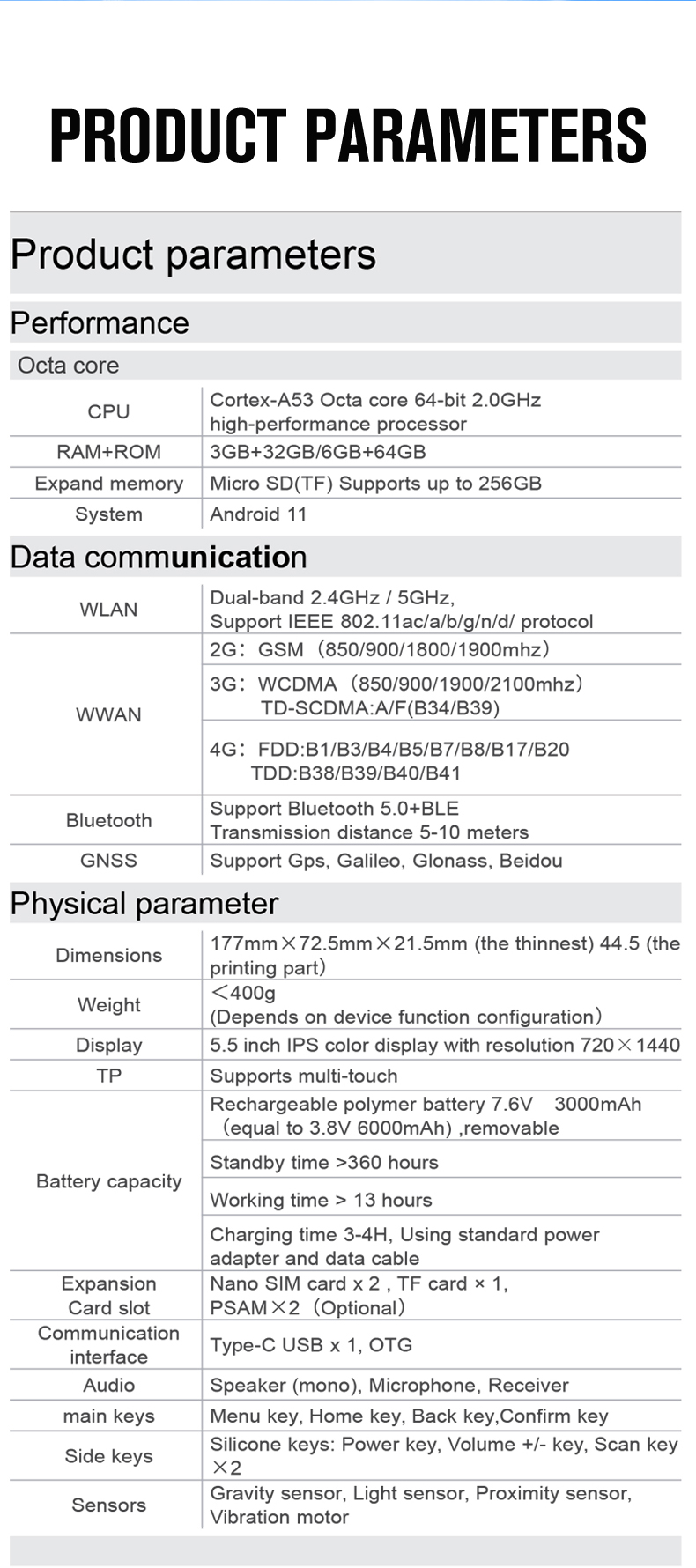 JZIOT SDK Equipped Wireless Portable Laser 1D 2D Handheld Android NFC Barcode PDA Scanner With Printer