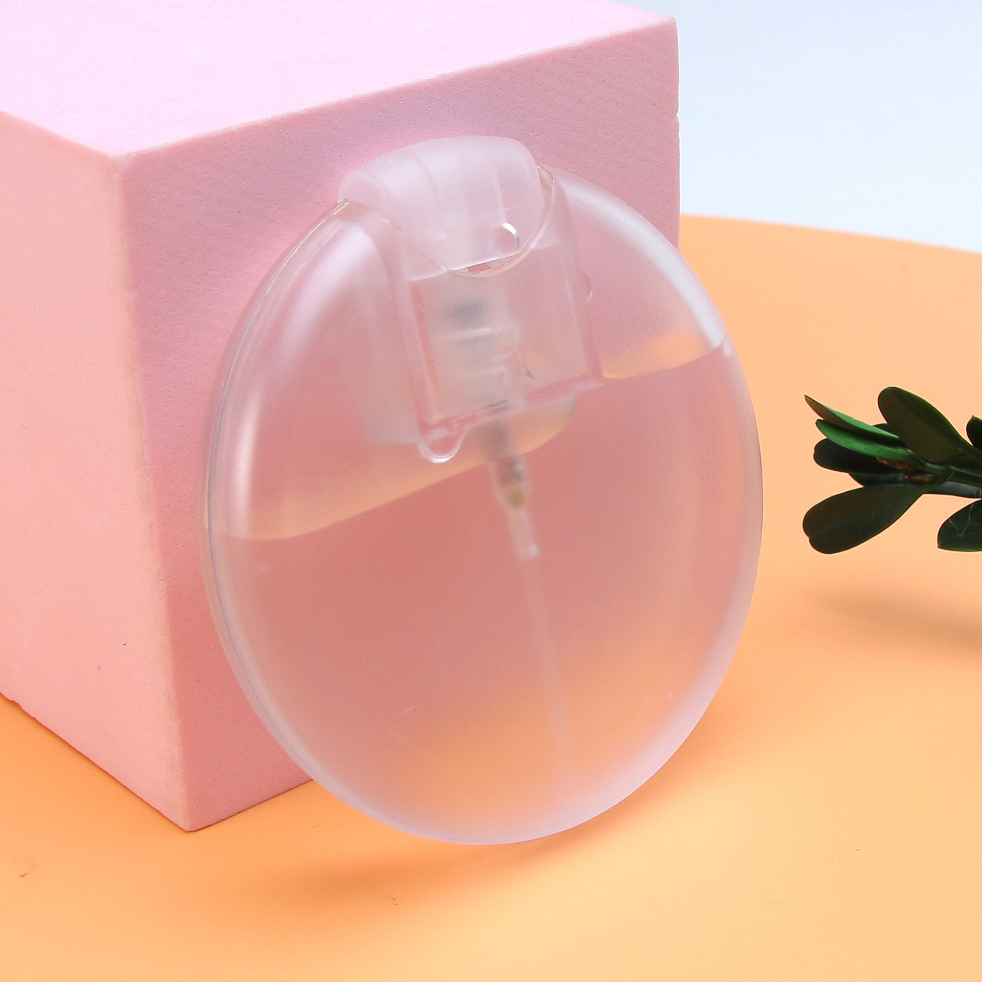Polypropylene Perfume Spray Bottles 20ml Round Shape Water Bottle