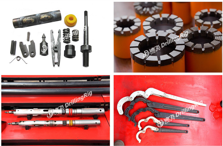 300m DFU-300 Portable Electric Drilling Rig Underground tunnel mining core sampling rig