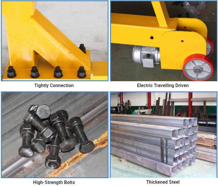 A3 3.5 Ton Portable Gantry Crane For Warehouse Widely