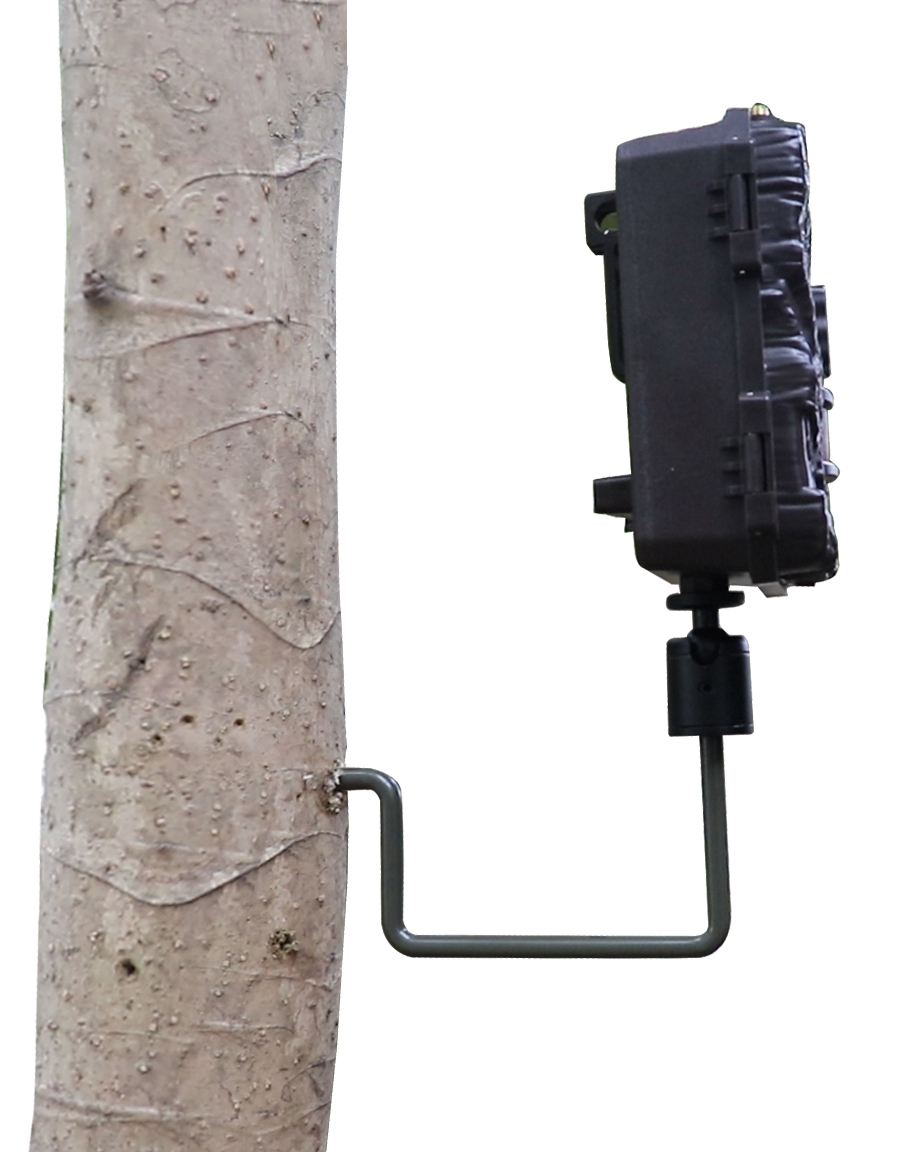 Black 360 Degrees Rotation Mounting Bracket Hunting Accessories Tree Screw