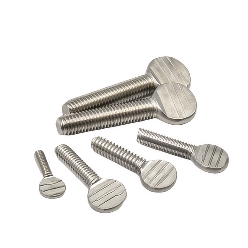 Stainless Steel Customized Table Tennis Racket Screws with Spade Head and Wave Plate