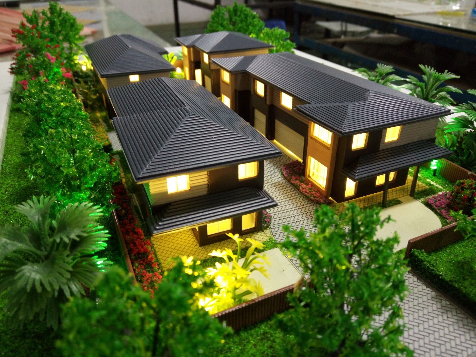 Plywood Packing Architecture House Model Machine Cut / Handmade Technic