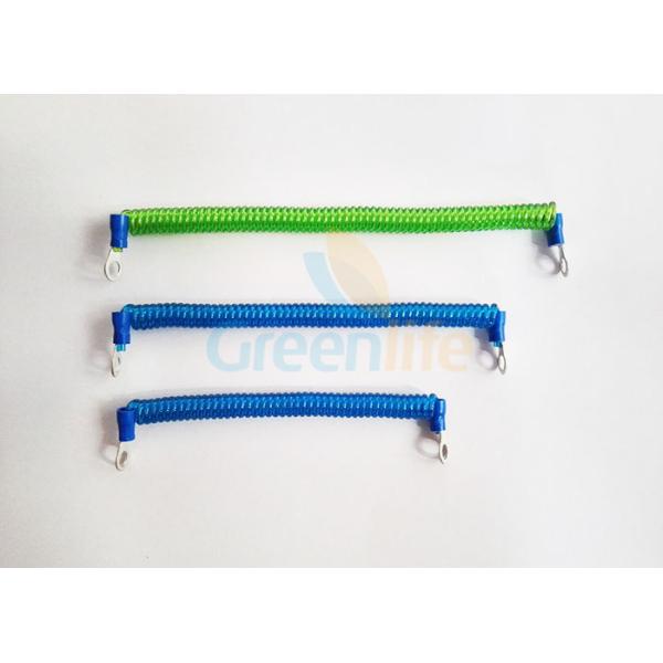 Universal Anti - Lost Coiled Security Tethers Eyelet Terminal For Scuba Diving