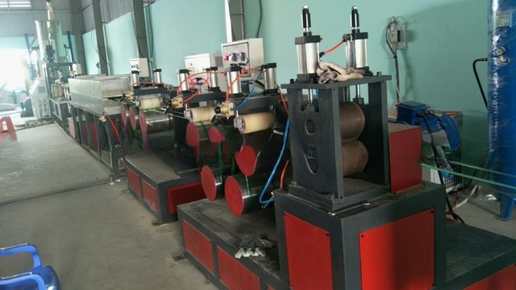 Pet PP Strap Band Tape Making Machine / Pet PP Packing Tape Band Production Line / Pet PP Packing Strap Extrusion Line