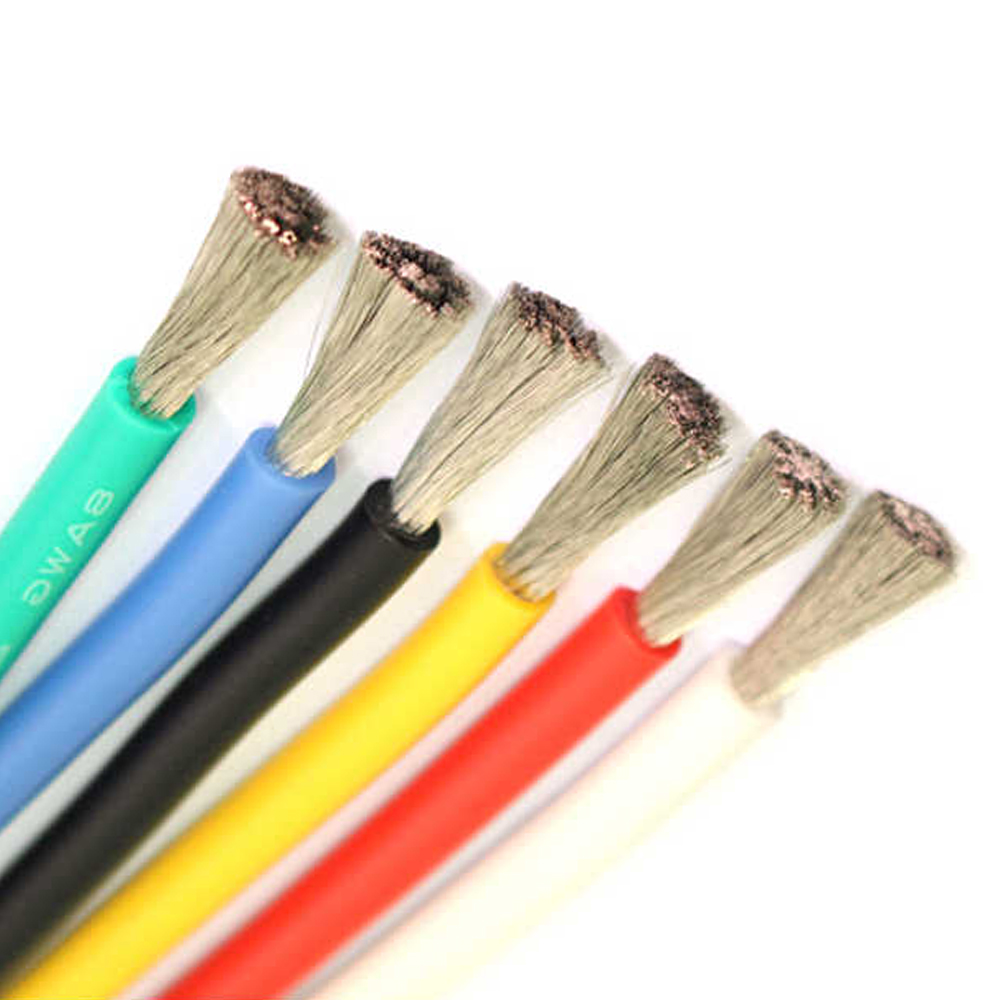 Conductor Material Tinned Copper 4 16 20 24 AWG High Temperature Heat Resistant Solid Copper Wire