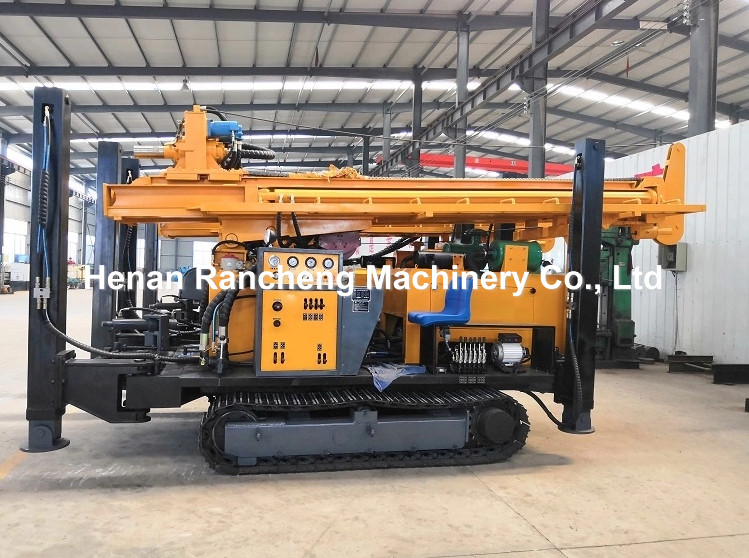 200m Automatic Crawler Mounted Diesel Engine Borehole DTH Pneumatic Water Well Drilling Rig Machine