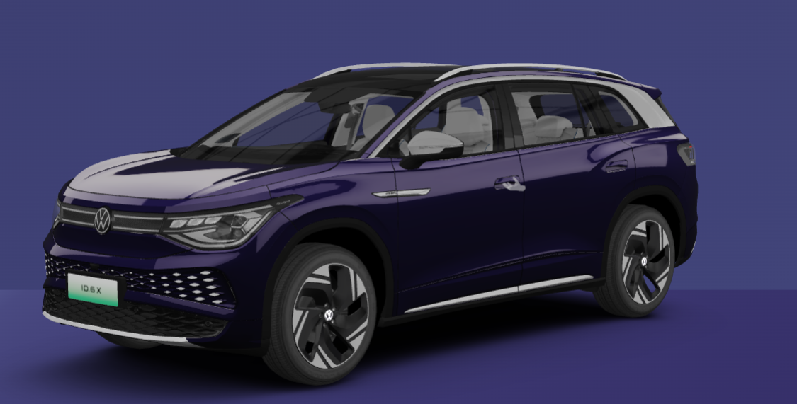 2024 vw ID-6-x Pure Long Range Electric Car Large Space SUV with Front 1 Rear 1 Radar