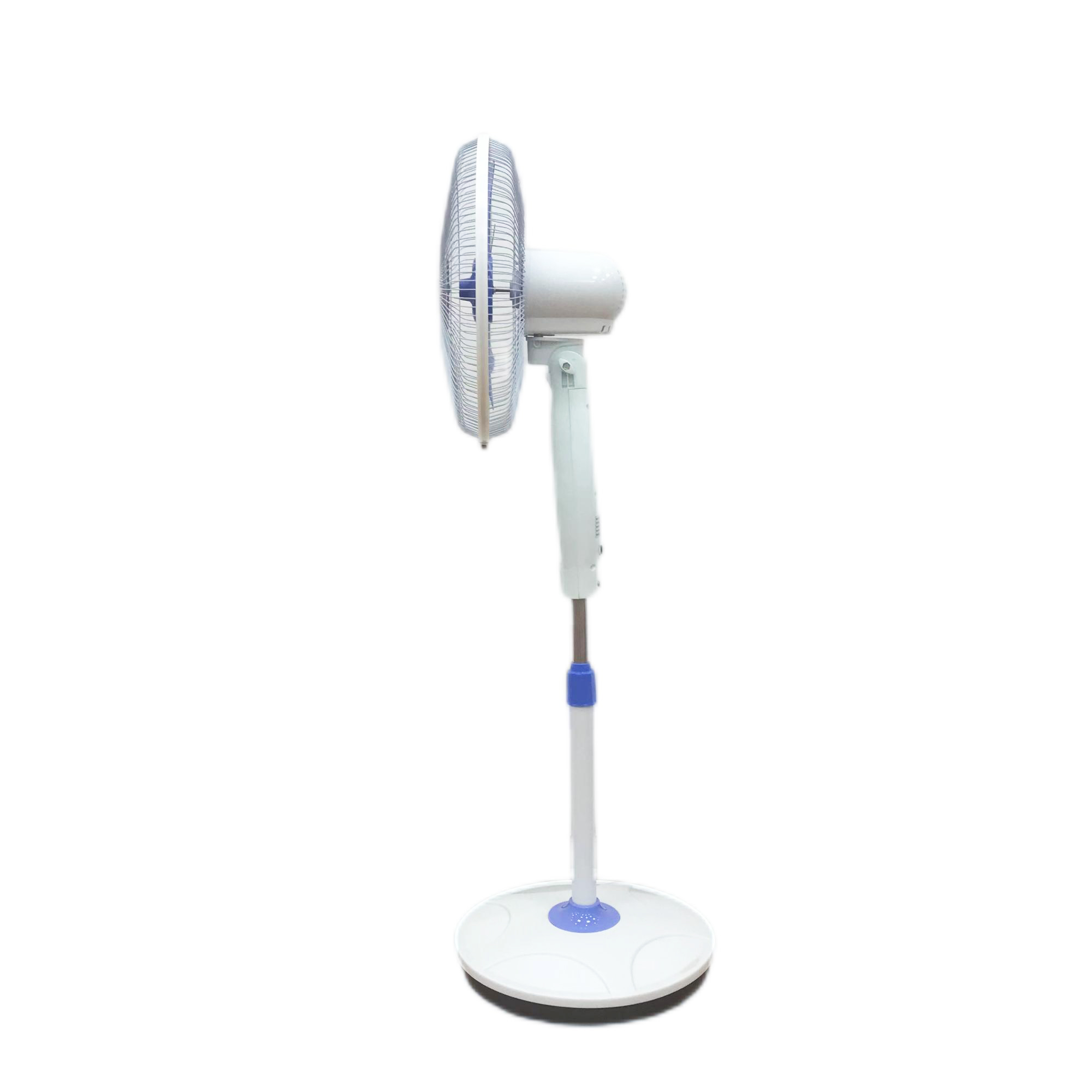 Rechargeable 16 Inch DC Powered Fans 12V Floor Standing With Usb And Led Lights