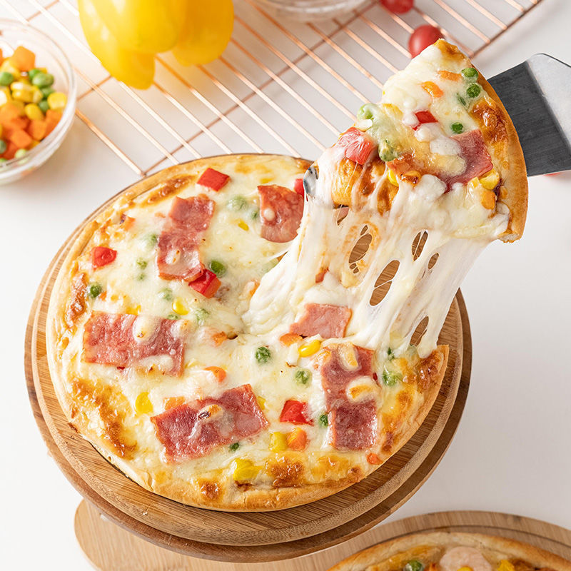Full Color Baking Kraft Corrugated Paper Pizza Cardboard Pizza Slice Boxes Bulk